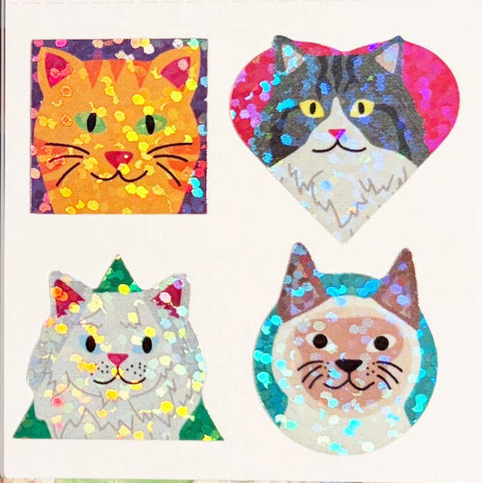 Sparkle Cats Learn Shapes Stickers
