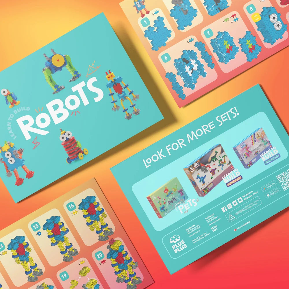 Plus Plus Learn to Build - Robots