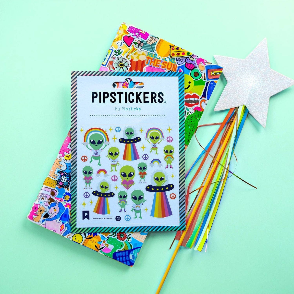 Little Green Men Stickers