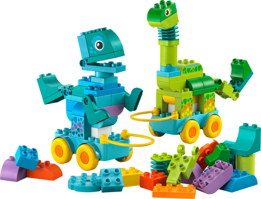 Duplo: 3in1 Dinosaurs on Wheels Building Set