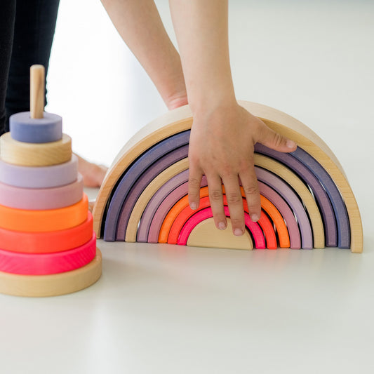 Grimm's Element - Rainbow Neon Pink