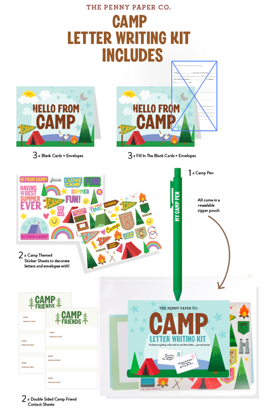 Camp Letter Writing Kit