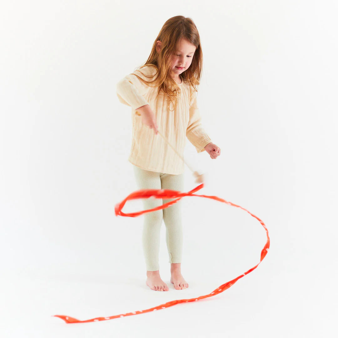 Mushroom Silk Streamer Wand