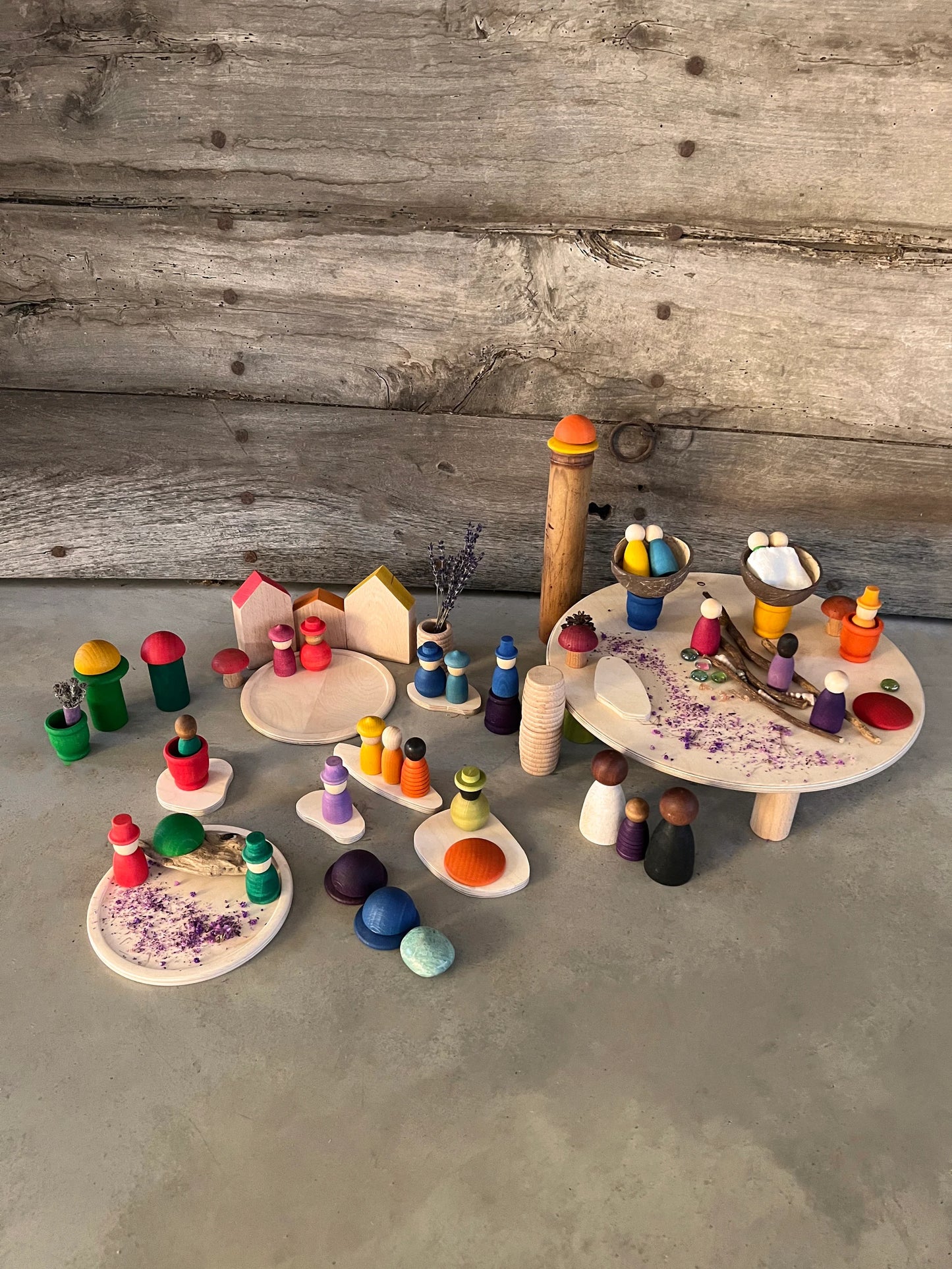 Wood Education Set - Small Worlds