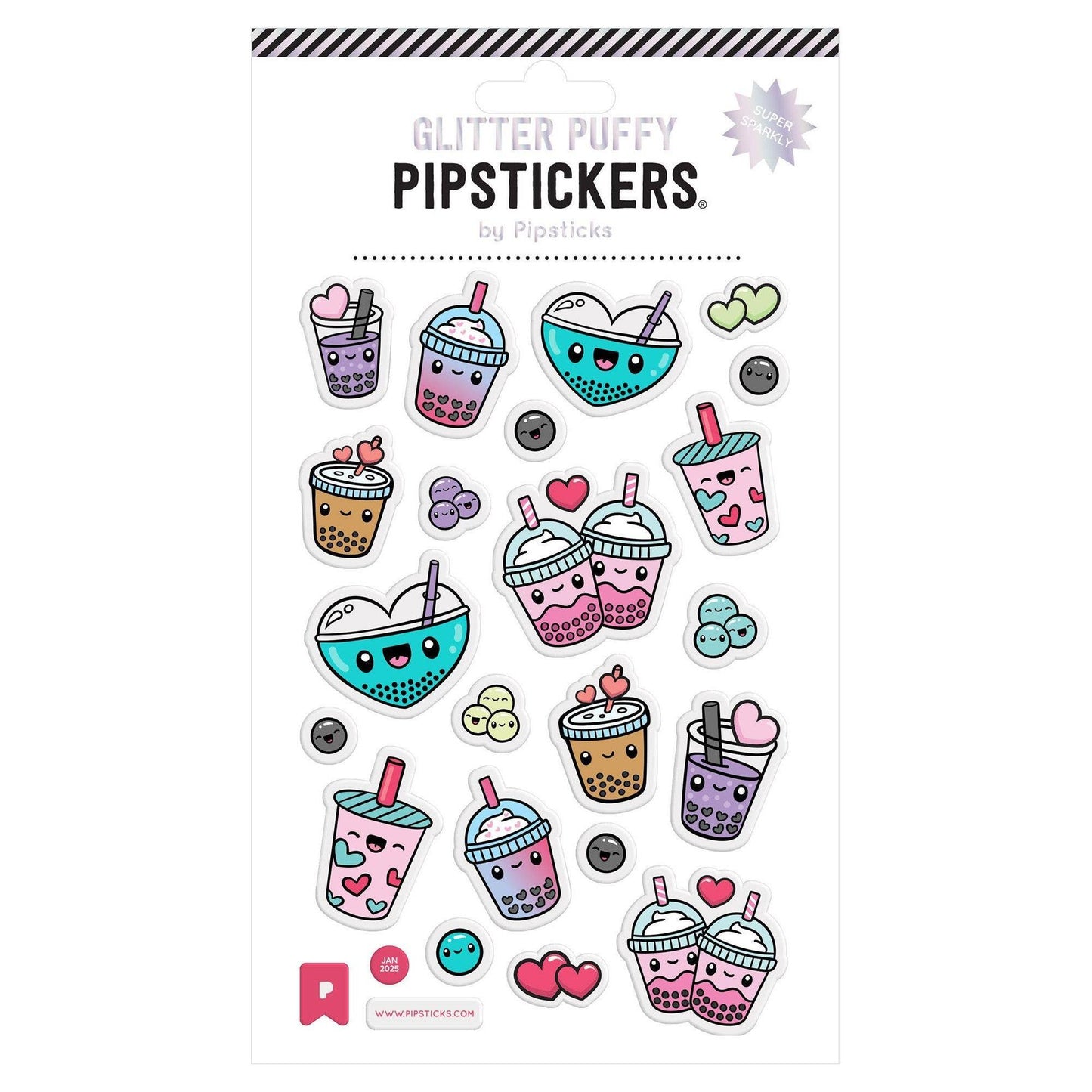 Puffy Tea-rrific Treats Stickers