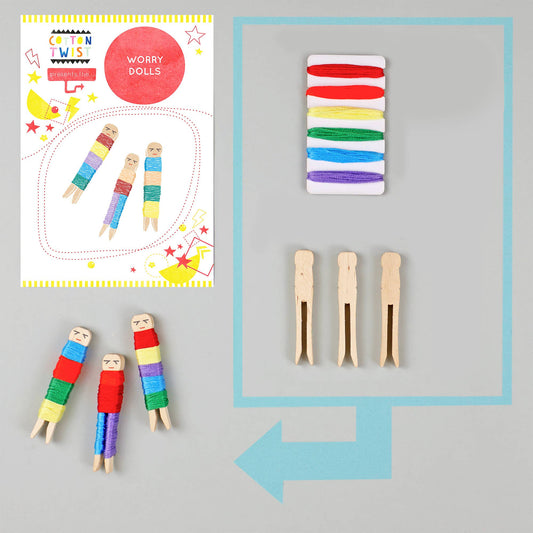 Make Your Own Worry Dolls Kit