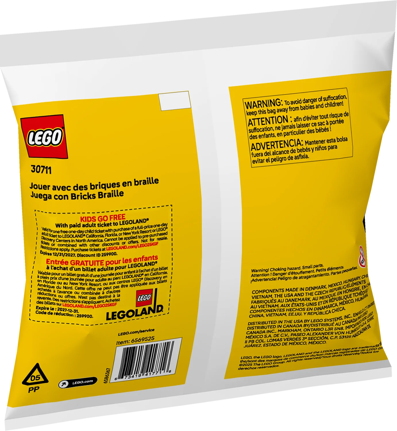 Play with Braille Bricks Building Pack