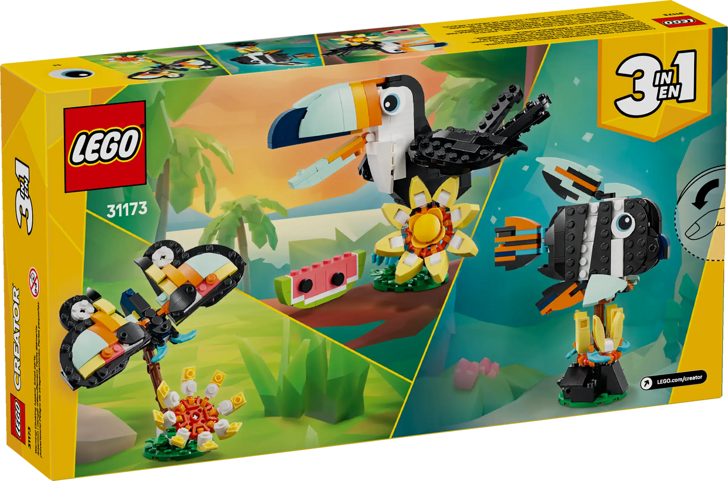 Creator: Wild Animals - Tropical Toucan Building Set