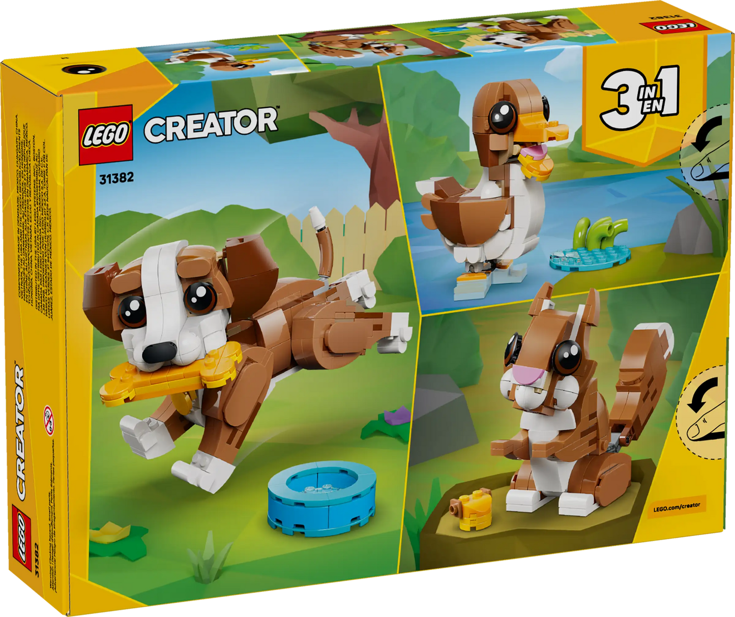 Creator: Cute Animals - Playful Puppy Dog Building Set