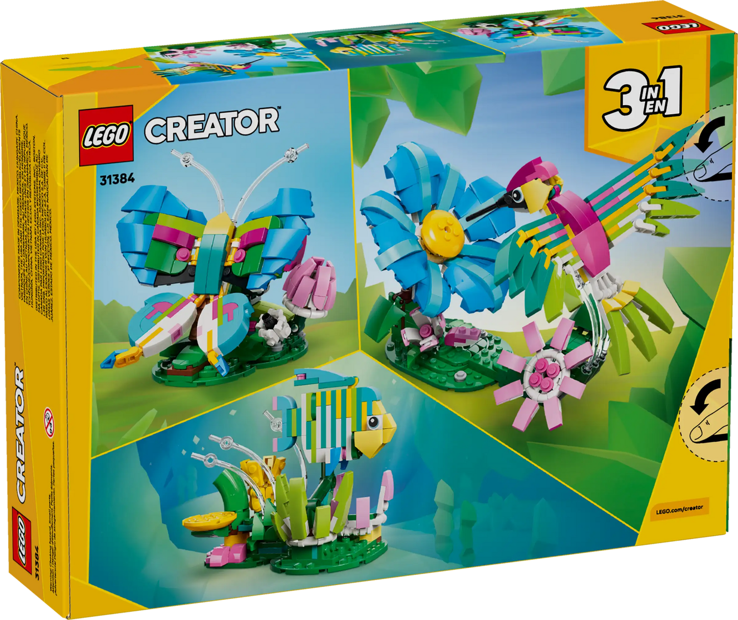 Creator: Wild Animals - Colourful Hummingbird Building Set