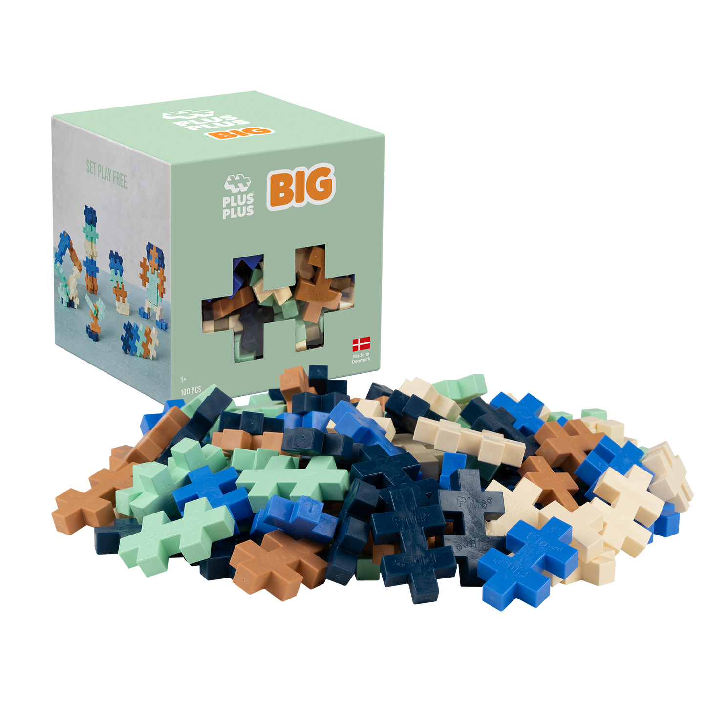 Plus Plus BIG 100 Piece Colour Mix Box