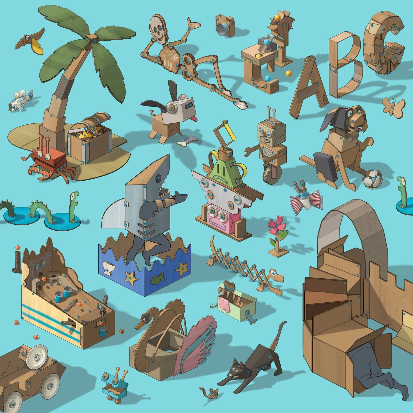 Explore Cardboard Building Kit