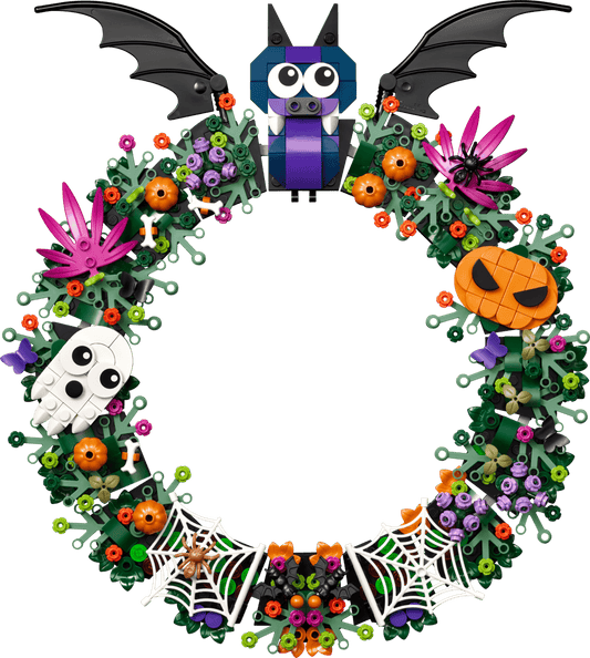 LEGO Halloween Wreath Building Set
