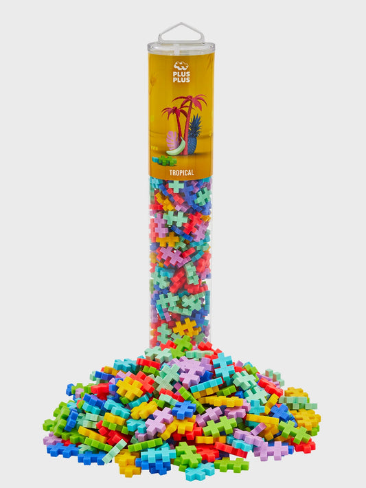 Plus Plus Tropical Mix 240 Piece Tube