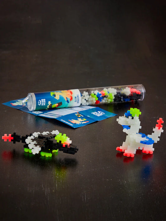 Plus Plus Glow Dragons 100 Piece Tube