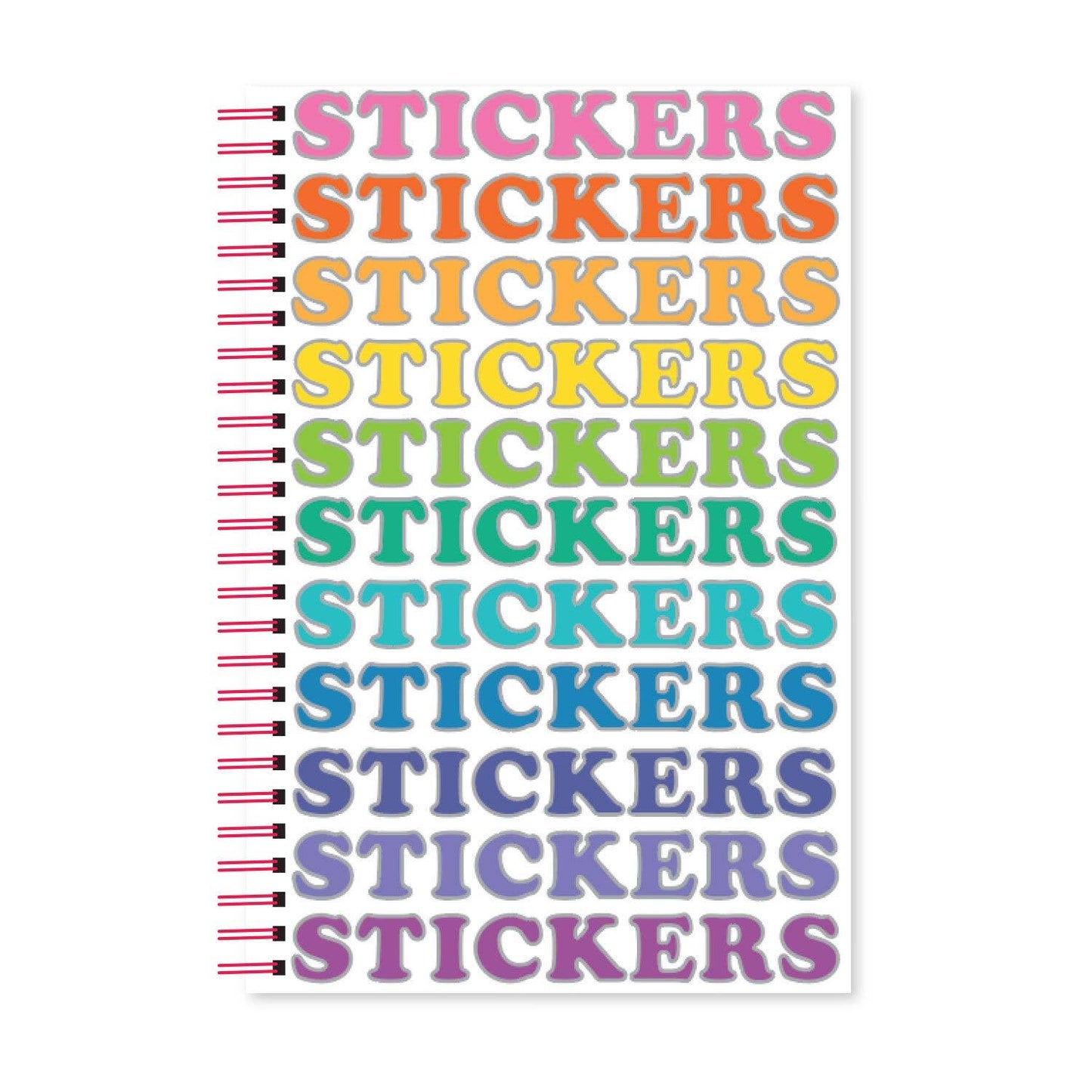Colourful Reusable Sticker Book