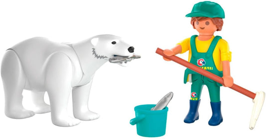 Animals & Friends: Polar Bear & Zookeeper