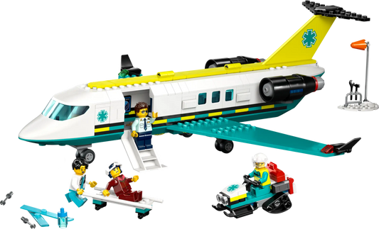 City: Emergency Air Ambulance Airplane Building Set