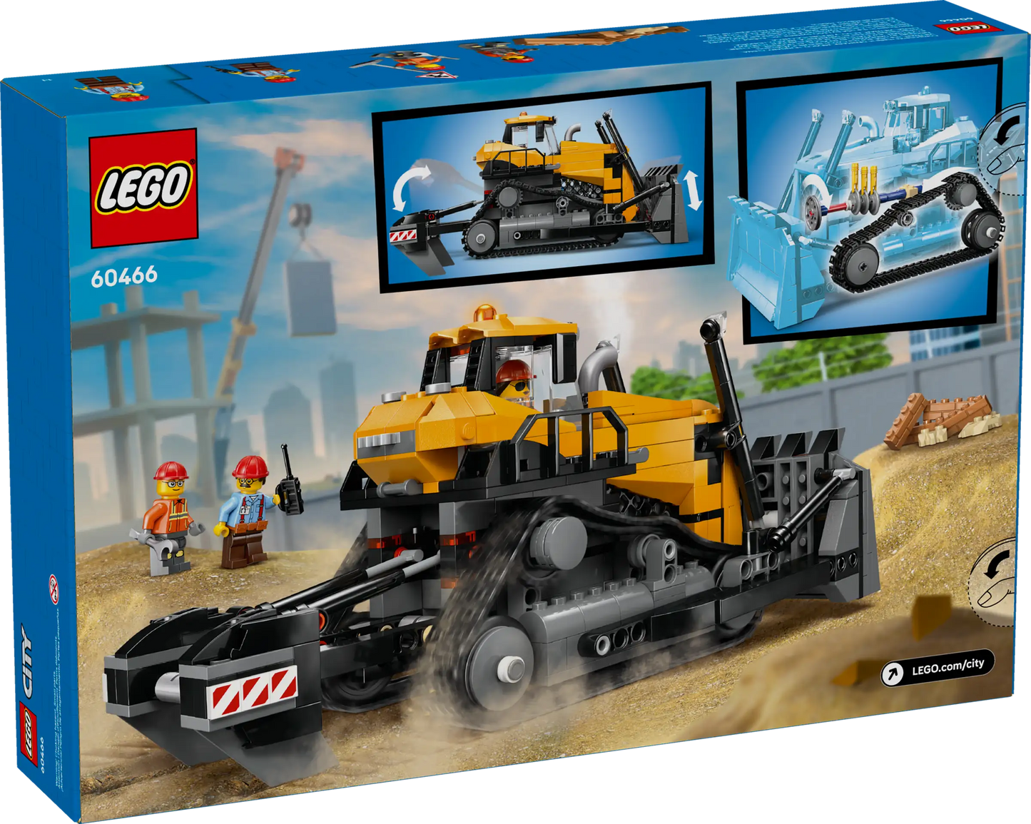 City: Yellow Bulldozer Building Set
