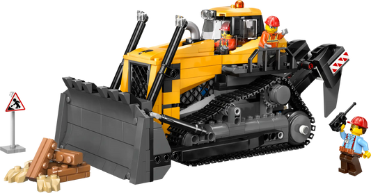 City: Yellow Bulldozer Building Set