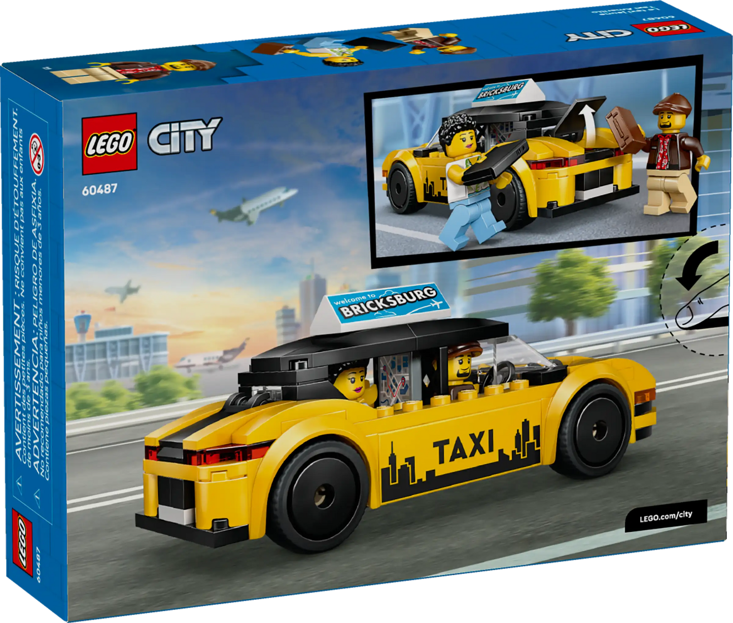 City: Yellow Taxi Building Set