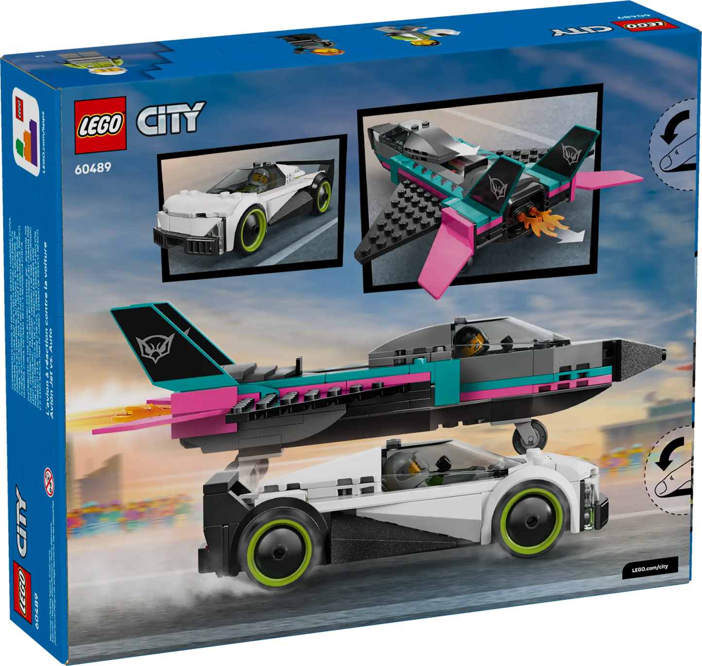 City: Jet vs. Car Building Set