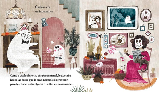 Gustavo, el Fantasmito Timido: Spanish Hardcover Picture Book