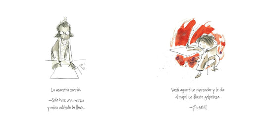 El punto - Spanish Paperback Picture Book