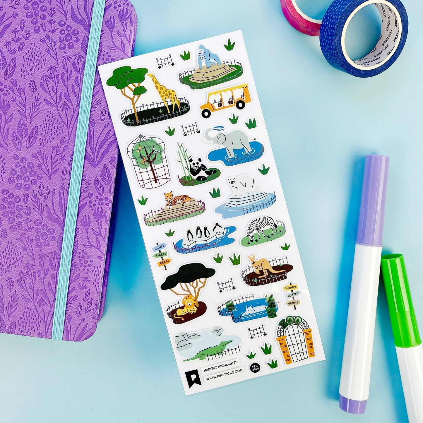 Habitat Highlights Stickers
