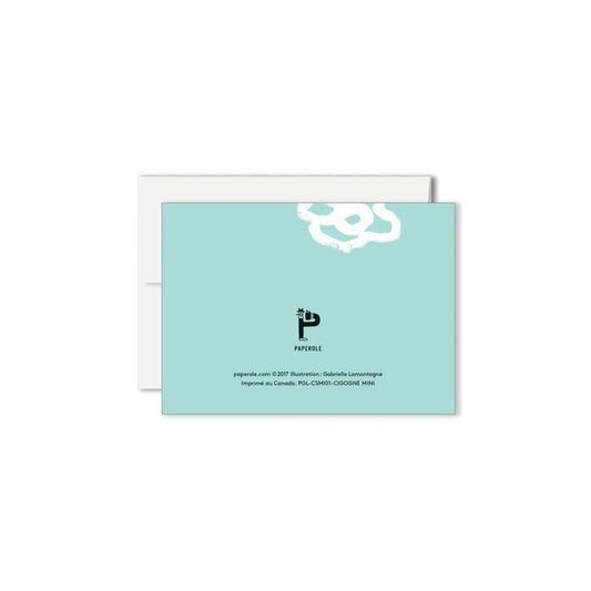 Cigogne Miniature Greeting Card