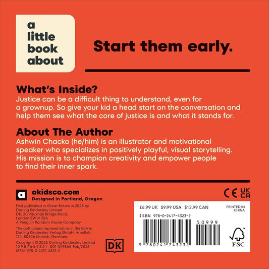 A Little Book About Justice - Board Book