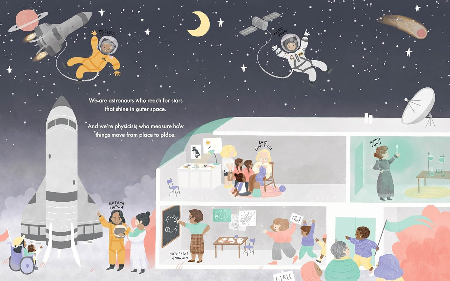 A Steminist Force - Hardcover Picture Book