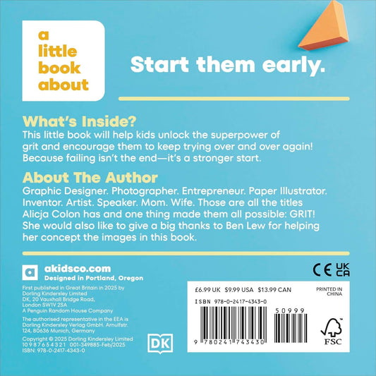 A Little Book About Grit - Board Book