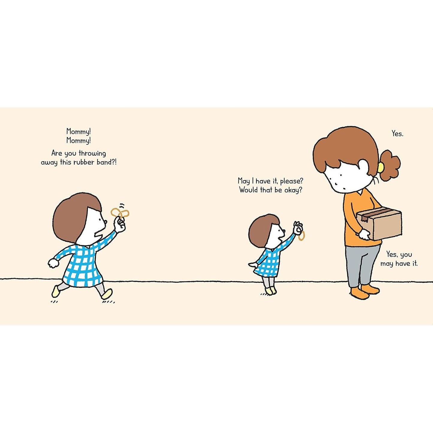 I Won't Give Up My Rubber Band - Hardcover Picture Book