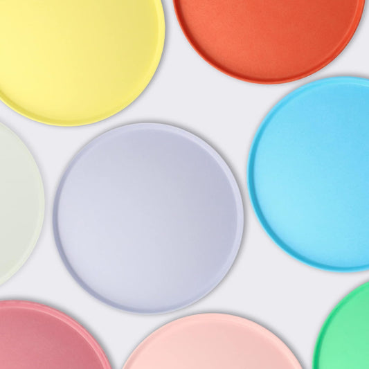 Bright Mix Compostable Plates