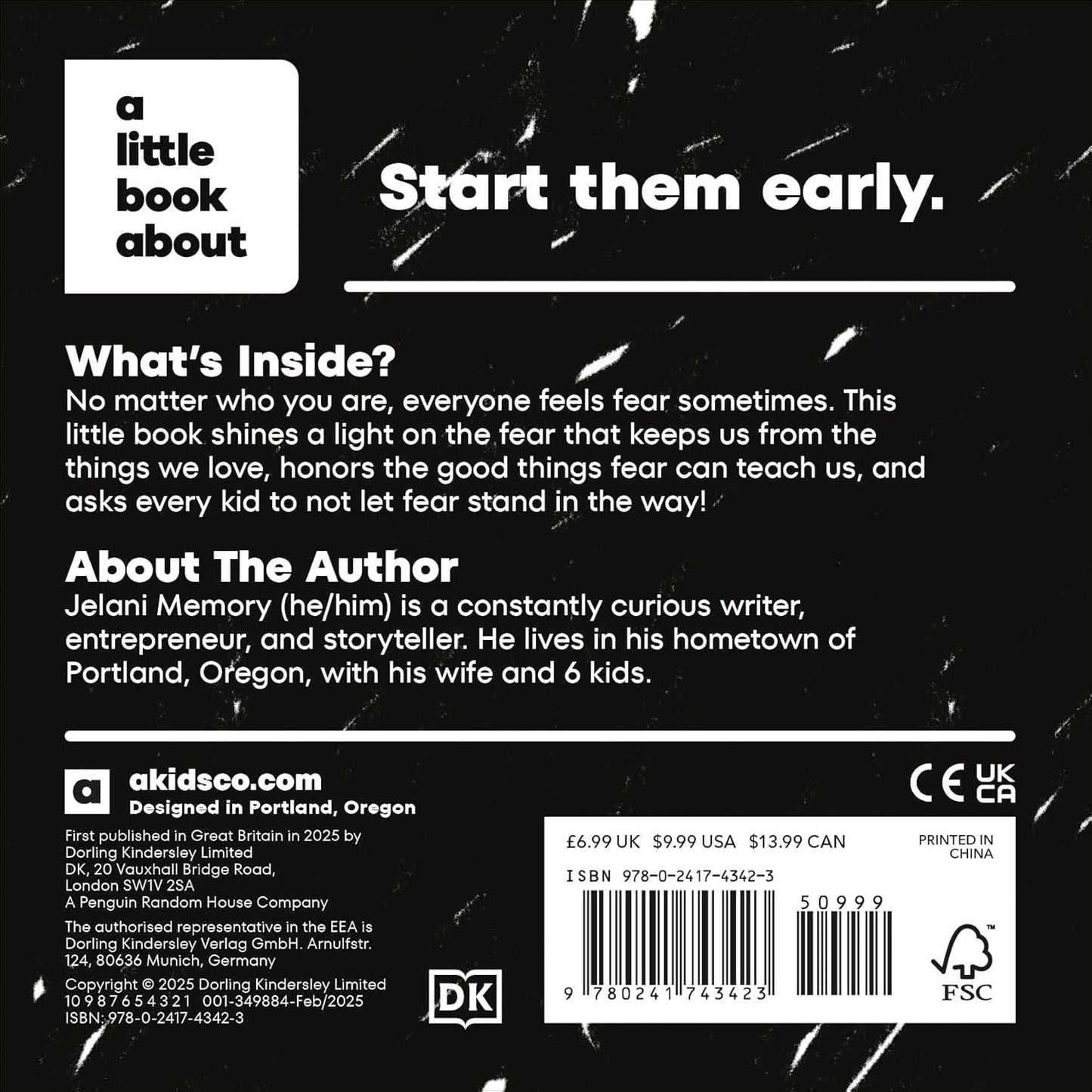 A Little Book About Fear - Board Book