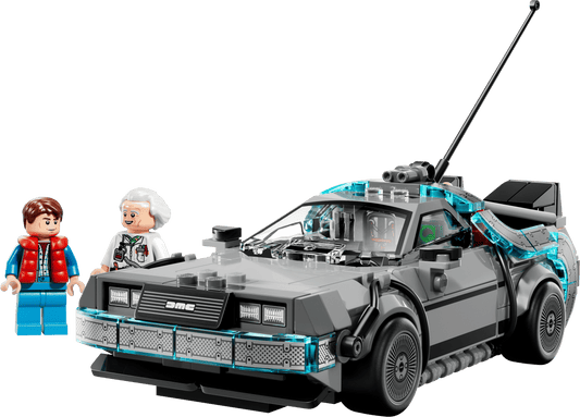 Speed Champions: Time Machine from Back to the Future Building Set