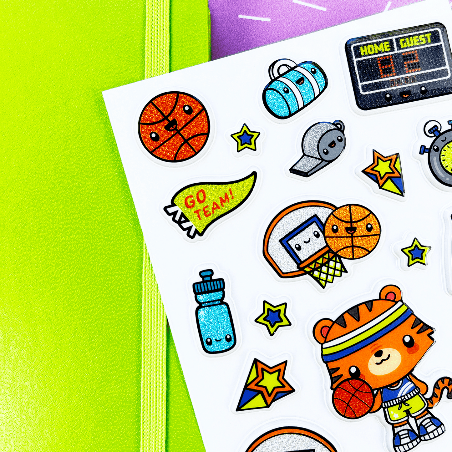 Puffy Totally Ballin' Stickers