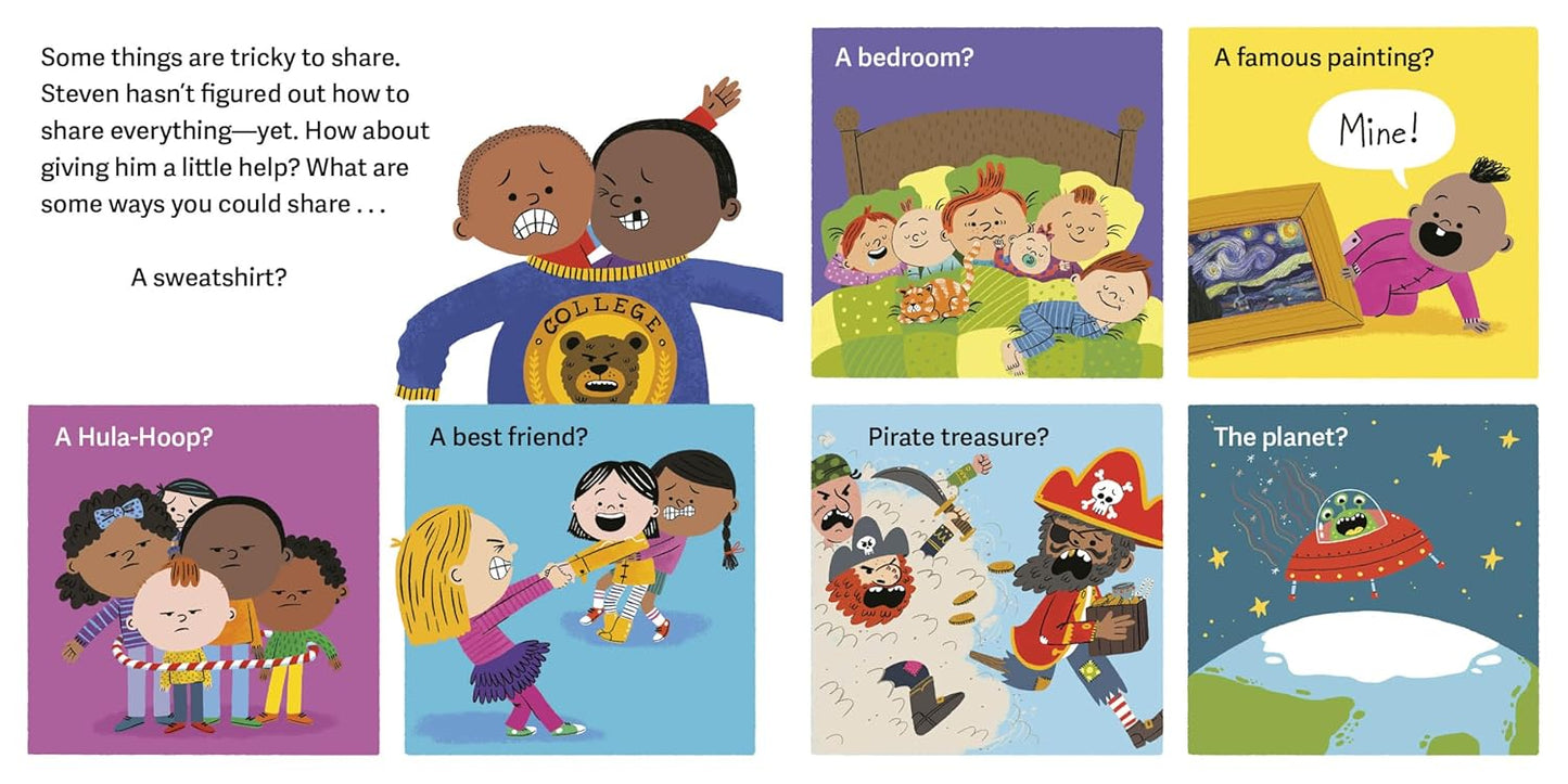 Even Steven: A Book About Sharing - Hardcover Picture Book