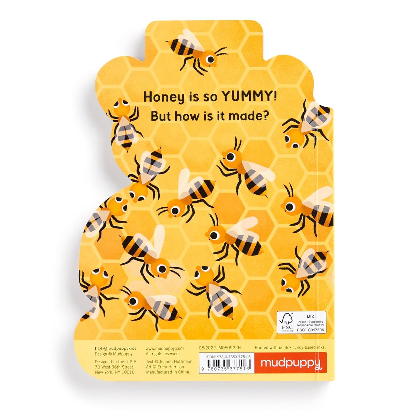 The Honey Bear Hive - Shaped Board Book