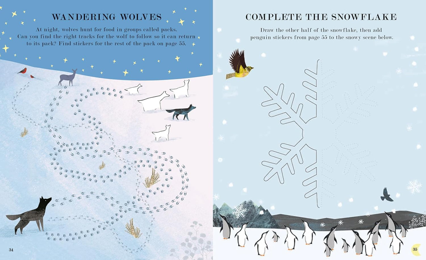 Moon: A Peek-Through Activity Book