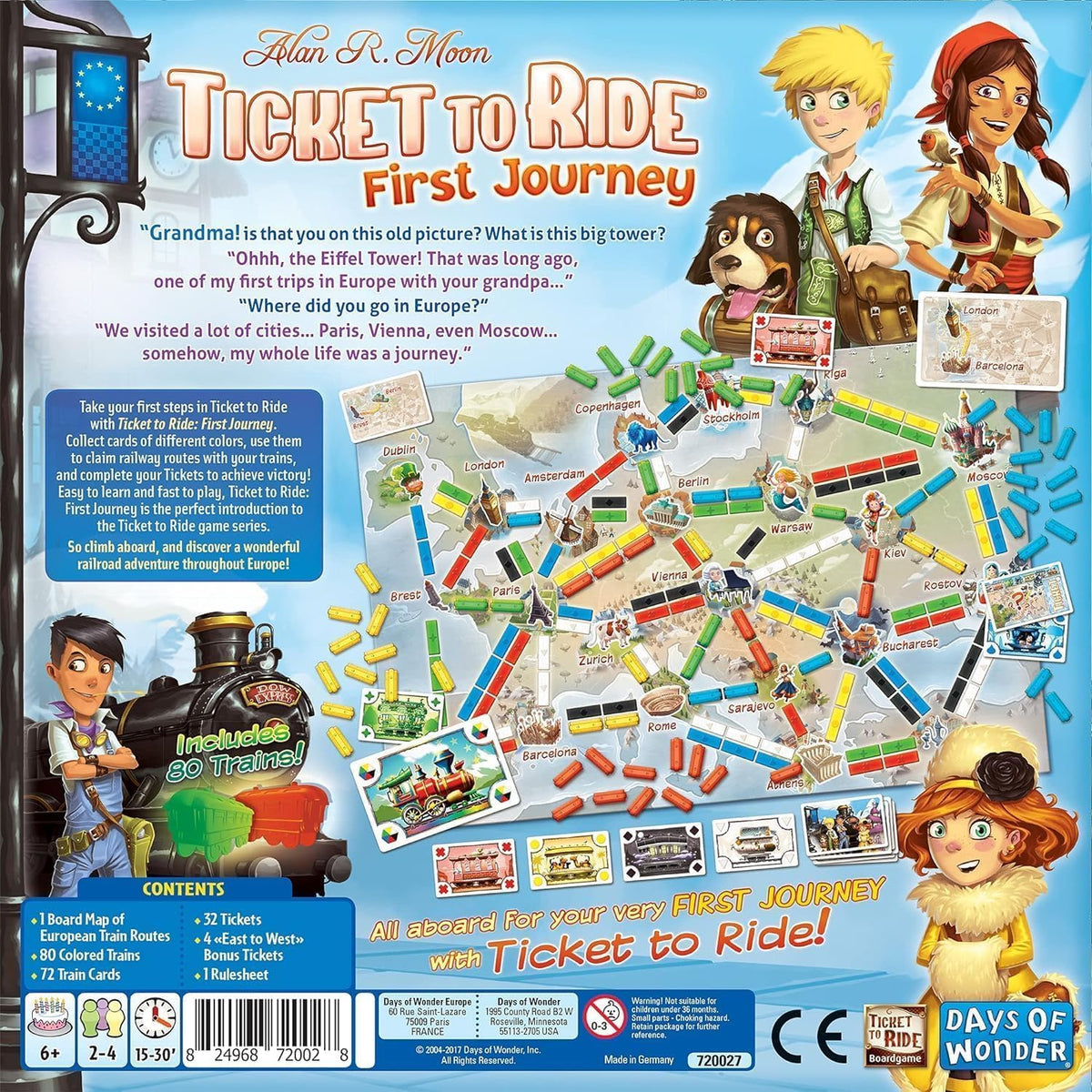 Ticket to Ride First Journey: Europe