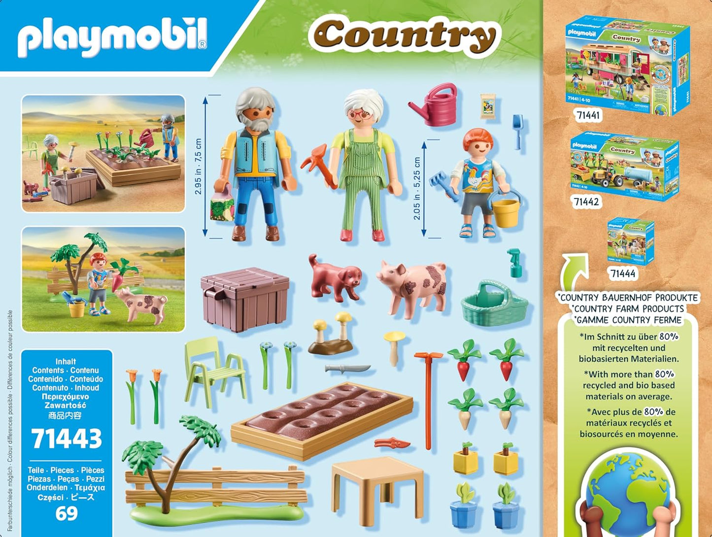 Country: Vegetable Garden with Grandparents