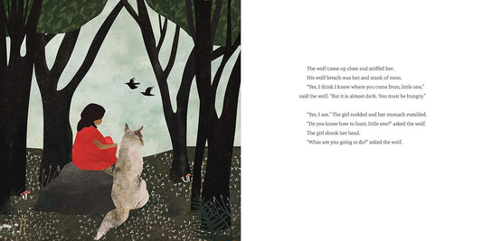 The Girl and the Wolf - Hardcover Picture Book