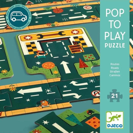 Roads Pop-to-Play Puzzle