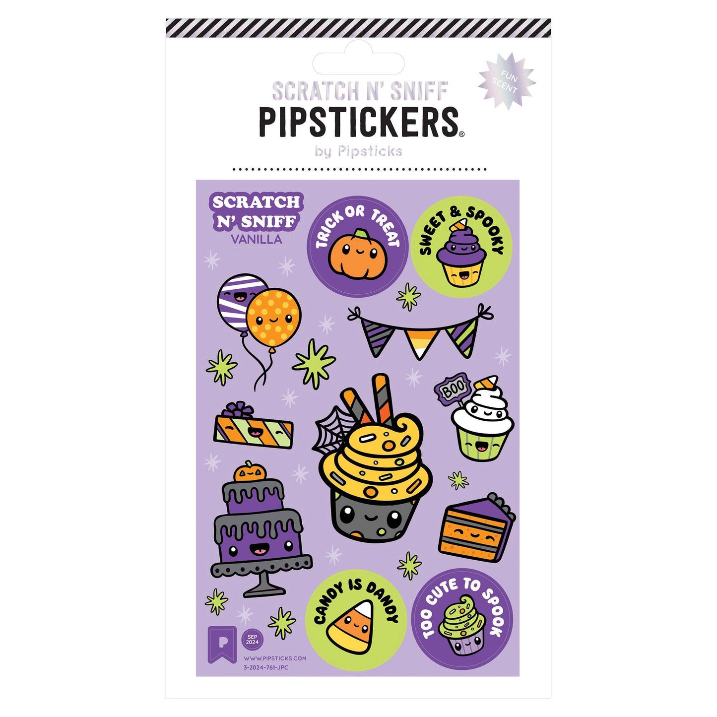 Spooky & Sweet Scratch 'n Sniff Stickers