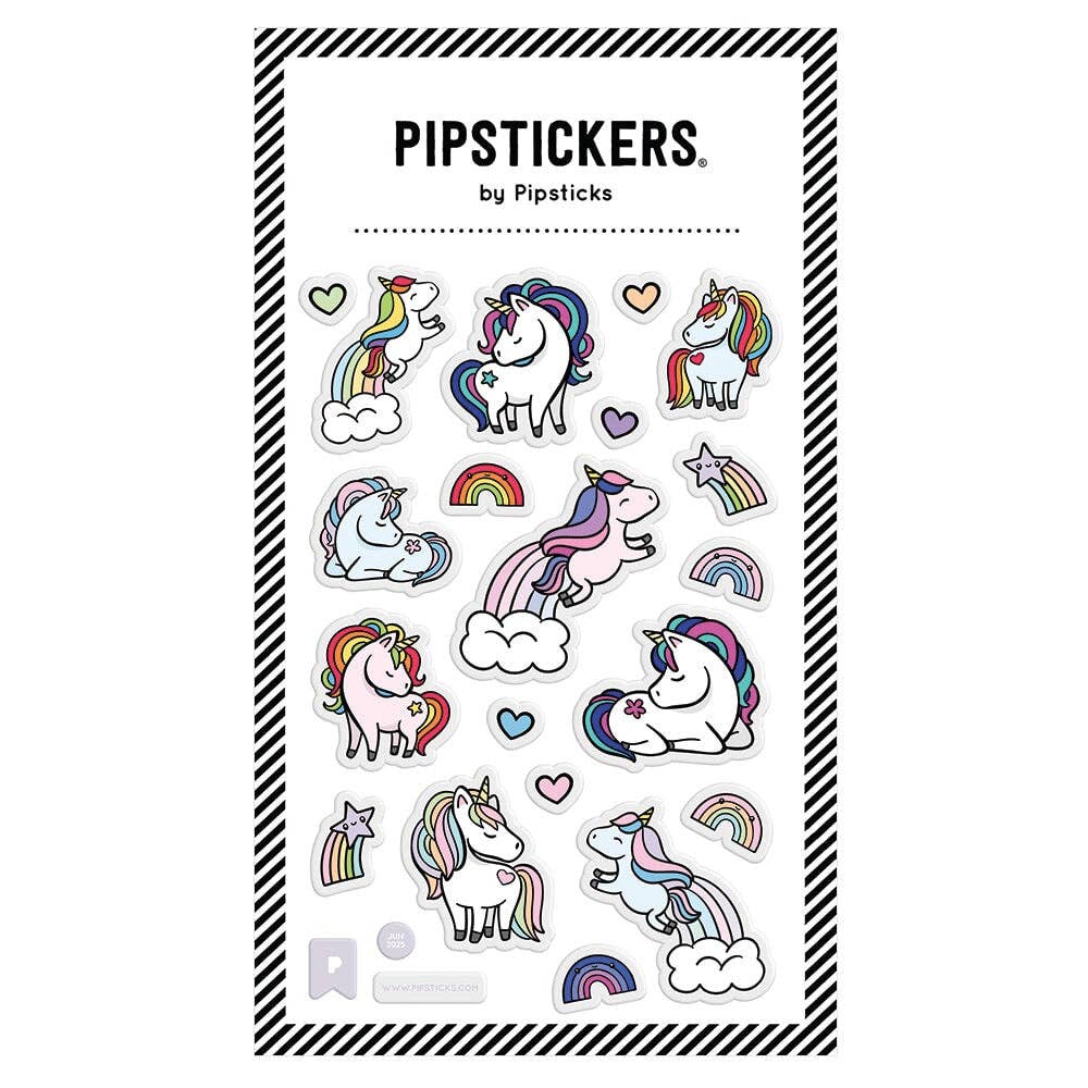 Puffy Prance in the Clouds Stickers