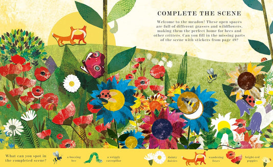 Bee: A Peek-Through Activity Book