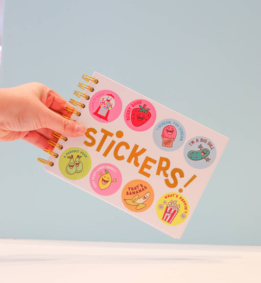 80's Sticker Collection Hardcover Sticker Book