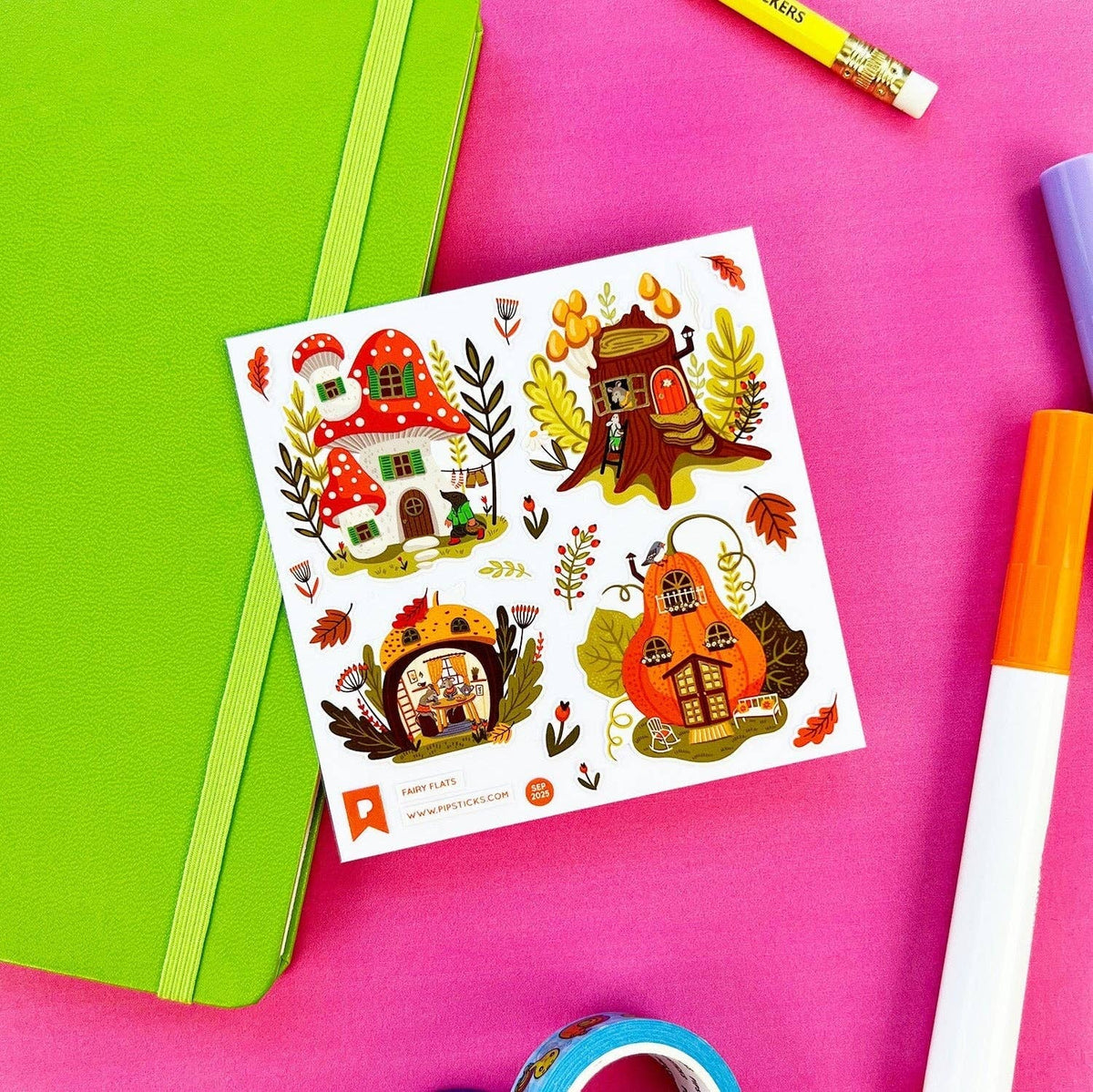 Fairy Flats Stickers